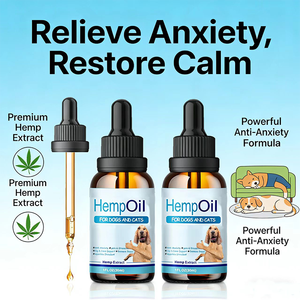 Suplementos <span class=keywords><strong>para</strong></span> el Cuidado de la Salud de <span class=keywords><strong>las</strong></span> Mascotas, Gotas Líquidas Nutricionales, Suministros Calmantes, Aceite de Hierba Hanan <span class=keywords><strong>para</strong></span> Aliviar el Estrés y la Ansiedad en Gatos y <span class=keywords><strong>Perros</strong></span> - Product Image 5