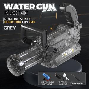 Pistolet à eau électrique <span class=keywords><strong>Gatling</strong></span> rotatif lumineux automatique, jouet très populaire - Product Image 2