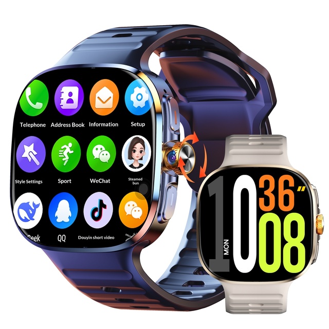 M99 3+32gb Heart Rate Sports Android Smart Watch Nfc Support Sim Card Bt Video Call 4g Network Smartwatch for Women Men