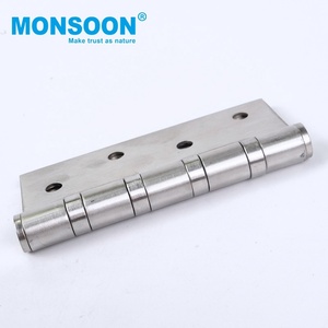 บานพับคู่รับน้ำหนักสปริงปิดอย่างนุ่มนวลสำหรับประตูตู้เฟอร์นิเจอร์ชุบนิกเกิลสำหรับ304ที่ทันสมัยทำจากสเตนเลสสตีลขนาด4นิ้ว - Product Image 4