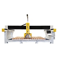 5-assige Steen Cnc Brug Snijmachine 220V Met Kerncomponenten Motor Motor Pomp Plc