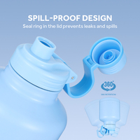 Bouteille d'eau en acier inoxydable de 32 oz avec revêtement en cuivre, contrôle de la température, anti-fuite, pour le sport et les activités de plein air, logo personnalisé