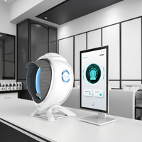 Zeer nauwkeurige gezichtshuiddetector met automatisch rapport voor salons