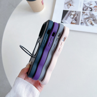 Fundas Magnéticas de TPU para Teléfono, con Carga Inalámbrica, Espejo Protector, para iPhone 17 Pro Max 16 15, Diseño Ondulado, Superventas