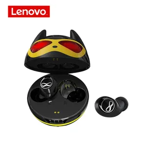 Lenovo Thinkplus หูฟังอินเอียร์บลูทูธ X15,หูฟังไร้สายขนาดเล็กเสียงสเตอริโอ HiFi มาพร้อมกับที่อุดหูของขวัญสำหรับเด็กปี5.0
