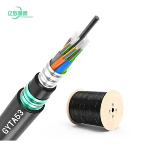 100% 电缆芯填充PSP增强防潮防水材料GYTA53铠装光纤电缆