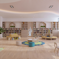 Meuble de rangement Montessori pour jouets d'école maternelle, armoire combinée, meuble d'angle pour zone artistique de maternelle, ensemble de meubles pour enfants