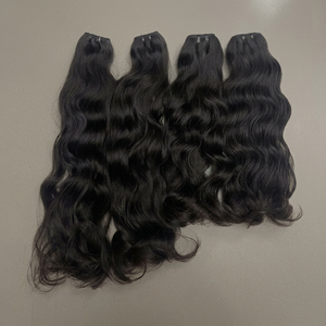 Extensions à coudre Urban Trend, cheveux naturels ondulés bruts, 100% cheveux humains vietnamiens, prêts à être expédiés, longue durée, compatibles avec la décoloration, qualité fine - Product Image 6