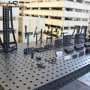 Banc <span class=keywords><strong>de</strong></span> travail <span class=keywords><strong>de</strong></span> soudage robuste série D28 - Grille antirouille, cadre anti-déformation et support d'outils multi-angles, <span class=keywords><strong>table</strong></span> <span class=keywords><strong>de</strong></span> soudage - Product Image 4