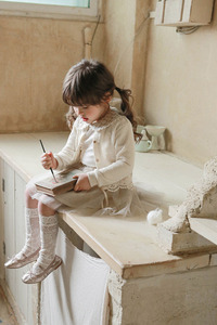 Baby Mädchen Spitzenhemd Neue Mädchen Frühling Herbst Lässige Strickjacke Baby Gestrickter Mantel - Product Image 4