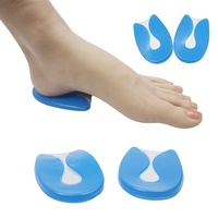Chine pas cher semelles de chaussures en forme de U augmentation de la hauteur soins des pieds soulagement de la douleur collant talon tasses gel talon coussinets