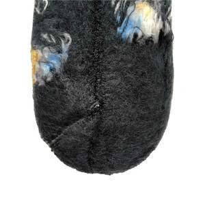 Gire el brazalete de los hombres sherpa forrado <span class=keywords><strong>zapatillas</strong></span> calcetines con conceptos básicos de pollo - Product Image 5