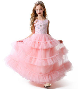 <span class=keywords><strong>Robe</strong></span> de soirée pour petites filles, rose, tenue de bal, pour <span class=keywords><strong>demoiselle</strong></span> <span class=keywords><strong>d</strong></span>'<span class=keywords><strong>honneur</strong></span>, vêtements princesse, vente en gros - Product Image 6