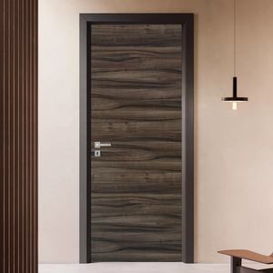 Porte intérieure en bois massif BASEN, prévention des incendies, pour appartement et villa, personnalisable, fabrication Guangdong - Product Image 1