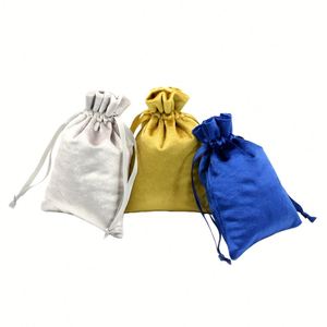 Pochette en velours de haute qualité avec cordon de serrage pour bijoux, bagues, colliers, boucles d'oreilles - Product Image 1