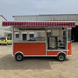 Carrito de Comida Móvil Eléctrico para Pasteles, Tartas, Postres, Hamburguesas, Sándwiches y Hot Dogs, Venta Directa de Fábrica - Product Image 2