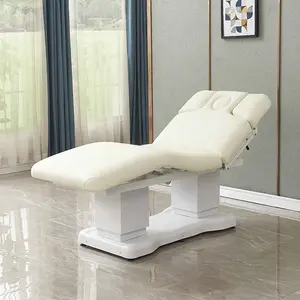 Luxury Class A PVC Leather 4 Motor Massage Tables & Beds Salon Electric Beauty Bed