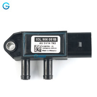 Sensor de Presión de Escape para Automóvil, Pieza de Repuesto 03L906051B, Sensor de Presión del Colector de Admisión de Aire para Audi 03L 906 051B