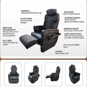 Sièges Aero de Classe Affaires de Luxe avec Massage et Chauffage en Fibre de Carbone Compatibles avec V-Class/Sprinter/GLS - Product Image 3