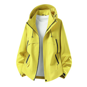 Jaket Hoodie Olahraga Luar Ruangan Pria Wanita Musim Semi 2026, Mantel Hiking Anti Angin Unisex - Product Image 1
