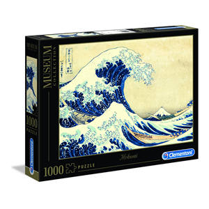 MUSEE CLEMENTONI - PUZZLE DE 1000 PIECES : LA GRANDE VENTE EN MER DE HOKUSAI - Product Image 1