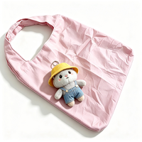 Breloque de sac en peluche personnalisée, pendentif animal en peluche doux, porte-clés avec logo imprimé sur mesure pour accessoire de sac, vente en gros