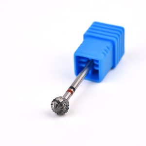 3/32" 5.5mm Big Spherical Ball <b>Tungsten</b> Carbide Nail Drill Bits Diamond Nails Bits Milling Cutter Clean Cuticle Manicure Bits - Product Image 2