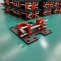 Support d'adaptateur VESA triangulaire robuste pour moniteur, plaques métalliques à angle réglable pour cadre de simulateur de course à triple écran
