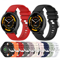 Bracelet de montre Gligle de luxe en silicone style sport avec boucle ardillon pour Garmin Venu 4/3/3S/2S/Forerunner 158/55/570/265/255/265S/255S Music