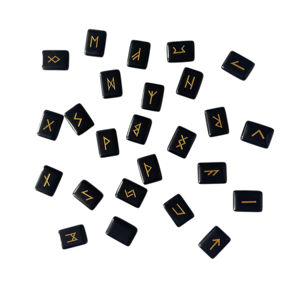 Ensemble d'obsidienne noire naturelle, forme carrée, écologique, pour la guérison et la divination - Product Image 2