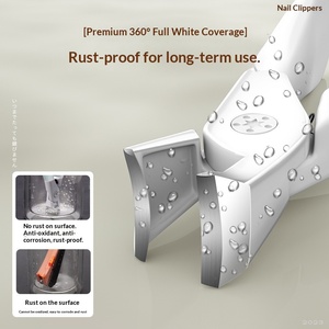Nouvelles pinces à cuticules à grande ouverture, version améliorée, anti-éclaboussures, multi-usages, spécifiques à la paronychie, pour <span class=keywords><strong>manucure</strong></span>, avec coffret cadeau - Product Image 5