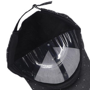 Custom New Design Street Style Rhinestone Logo Panel Breathable Mesh 100% Cotton Outdoor Sports Premium Quality Baseball Cap - Product Image 6