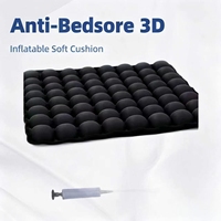 Coussin anti-escarres gonflable à pression manuelle, coussin de siège 3D anti-gravité pour le bureau, la voiture et la maison