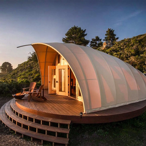 Carpa de Diseño Innovador en Forma de Concha, Carpa de Hotel para Exteriores, Carpa Glamping Tipo Iglú con Decoración en Venta - Product Image 1