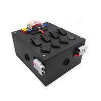 Boîtier de commande compact pour caravane 4x4, alimentation 12V DC, panneau de commande pour auvent avec connecteur d'alimentation et prise USB