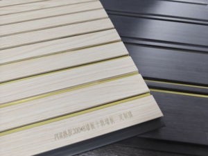Pannello Murale in PVC con <span class=keywords><strong>Rivestimento</strong></span> in Colla Termofusibile PUR, Larghezza 300mm, <span class=keywords><strong>Rivestimento</strong></span> Interno in PVC Ignifugo, Parete a Doghe in <span class=keywords><strong>Legno</strong></span> per Progetti Commerciali - Product Image 6