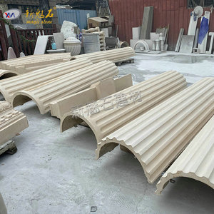 Nuevos Componentes de Columna Romana de Piedra Mágica GRC, Placa Decorativa para Exteriores XMS, Piezas de Pared Exterior de Estilo Europeo - Product Image 1