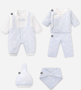 Todo algodón invierno engrosado recién nacido mes completo bebé reunión regalo recién nacido algodón abrigo caja de regalo conjunto de ropa de bebé - Product Image 5