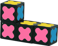 Magnets en plastique populaires, jouet à faire tourner, forme géométrique changeante, cube magique 3D infini avec effet lumineux dans le noir et écologique pour unisexe