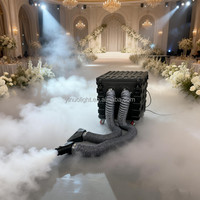 Pembuat Asap Listrik 4000W DMX 512 2CH Kontrol Jarak Jauh untuk Luar Ruangan, Asap Rendah Berbasis Air, untuk DJ/Disko/Pesta/Pernikahan/Pertunjukan