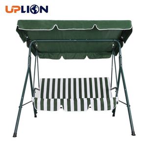 Uplion Outdoor Metall 3-Sitzer Schwingstuhl Garten-Schwingstuhl mit Vordach - Product Image 2