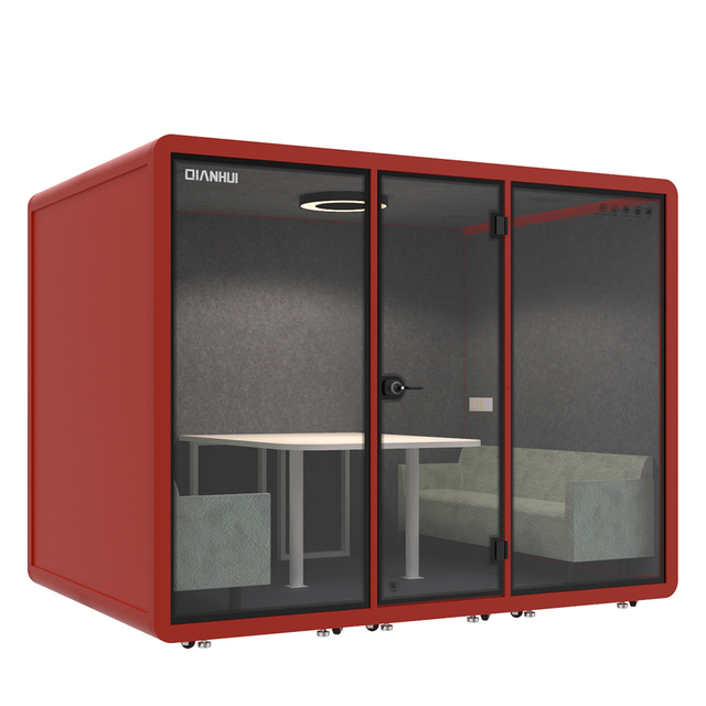 Europe Style Office Soundproof Acoustic Booth Soundproof Booth Silence Office Meeting Pod Portable Recording Booth