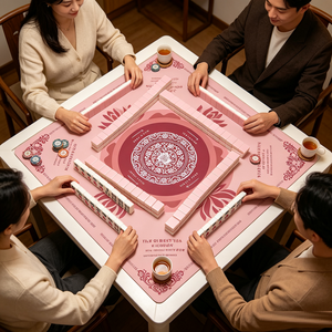 Tapis de mahjong en néoprène personnalisé, antidérapant et insonorisant, pour le poker américain - Product Image 5