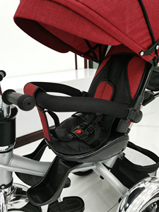 Tricycle bébé 4 en 1 avec siège rotatif, certifié CE, vente en gros de poussettes pour enfants - Product Image 3