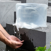Portable seau Camping 5/10/15/20 litres pliable extérieur baril d'eau étui pliant accessoires grande capacité conteneur d'eau