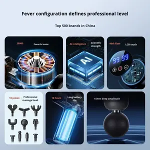 Massaggiatore Compatto LEIHU per Fitness Domestico, <span class=keywords><strong>Mini</strong></span> Pistola per Fascia Portatile con Funzioni di Rilassamento, Batteria Ricaricabile 1000-1200mAh, Idea Regalo - Product Image 2