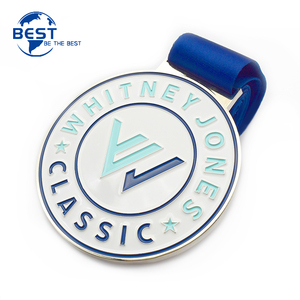Medalla fabricante barato personalizado Aleación de Zinc <span class=keywords><strong>Metal</strong></span> oro plata bronce Premio diseño personalizado Gamer medalla con cinta