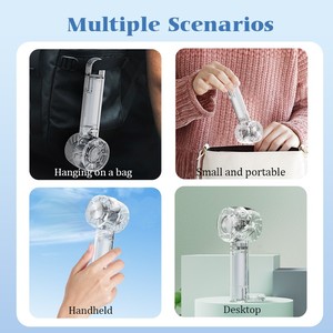 <span class=keywords><strong>Meilleur</strong></span> prix d'usine 1200mah 2000mah KC batterie refroidissement par glace Mini <span class=keywords><strong>ventilateur</strong></span> Transparent <span class=keywords><strong>ventilateur</strong></span> d'<span class=keywords><strong>air</strong></span> <span class=keywords><strong>froid</strong></span> portable avec <span class=keywords><strong>ventilateur</strong></span> de refroidissement de base pratique - Product Image 4