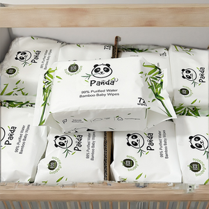 Lingettes humides pour bébé ultra-douces, écologiques, 99,9 % eau, le choix privilégié des parents, 80 lingettes, vente en gros, marque privée, faible MOQ - Product Image 4