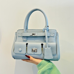 中国供应商2025女包中国网上市场女士时尚手提袋W多口袋女包热卖 - Product Image 4